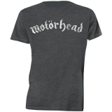 MOTORHEAD - Distressed Logo - sivé pánske tričko
