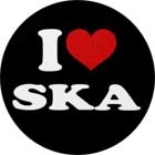 I LOVE SKA - okrúhla podložka pod pohár