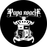 PAPA ROACH - Logo - okrúhla podložka pod pohár