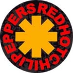 RED HOT CHILI PEPPERS - Logo - okrúhla podložka pod pohár
