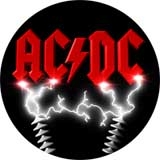 AC/DC - Lightning Logo - okrúhla podložka pod pohár