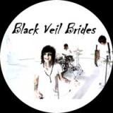 BLACK VEIL BRIDES - White Band Motive - okrúhla podložka pod pohár