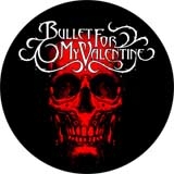 BULLET FOR MY VALENTINE - Skull - okrúhla podložka pod pohár