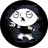 FAMILY GUY - Stewie Punk 01 - okrúhla podložka pod pohár