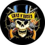 GUNS N ROSES - Skull - okrúhla podložka pod pohár