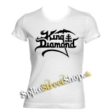 KING DIAMOND - Logo - biele dámske tričko