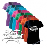 KING DIAMOND - Logo - farebné dámske tričko