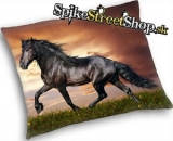 HORSES COLLECTION - Running Black Horse - vankúš