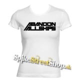 ABANDON ALL SHIPS - Logo - biele dámske tričko