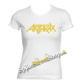ANTHRAX - Logo - biele dámske tričko