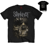 SLIPKNOT - Skull Group - čierne pánske tričko