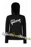 GIBSON - Logo - čierna dámska mikina