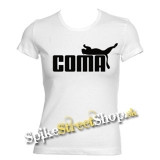COMA - Logo - biele dámske tričko