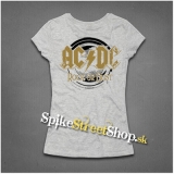 AC/DC - Rock Or Bust Gold - šedé dámske tričko