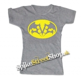 BLACK VEIL BRIDES - Batman Logo - šedé dámske tričko