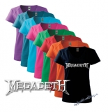 MEGADETH - Logo - farebné dámske tričko