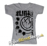 BLINK 182 - Spelled Out - šedé dámske tričko
