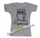 NIGHTWISH - Owl - šedé dámske tričko