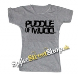 PUDDLE OF MUDD - Logo - šedé dámske tričko