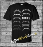 METALLICA - Logos - čierne pánske tričko