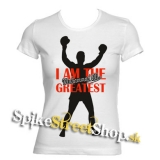 MUHAMMAD ALI - I Am The Greatest - biele dámske tričko