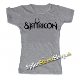 SATYRICON - Logo - šedé dámske tričko