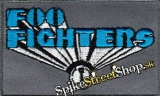 FOO FIGHTERS - Blue Logo - nažehlovacia nášivka