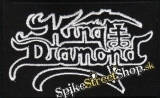 KING DIAMOND - B&W Logo - nažehlovacia nášivka