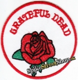 GRATEFUL DEAD - Red Rose - nažehlovacia nášivka