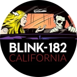 BLINK 182 - California - čierny odznak