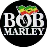 BOB MARLEY - Flag - okrúhla podložka pod pohár