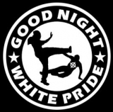 GOOD NIGHT WHITE PRIDE - okrúhla podložka pod pohár