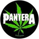 PANTERA - Marihuana Leaf - okrúhla podložka pod pohár