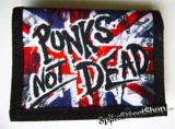PUNKS NOT DEAD - U.K.Flag - peňaženka