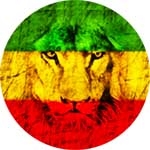 REGGAE RASTA LION - okrúhla podložka pod pohár