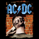AC/DC - Blue Logo plus Wall - štvorcová podložka pod pohár