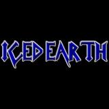 ICED EARTH - Blue Silver Logo - štvorcová podložka pod pohár