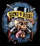 GUNS N ROSES - Skull Decay Logo - štvorcová podložka pod pohár