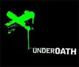 UNDEROATH - Green Cross - štvorcová podložka pod pohár