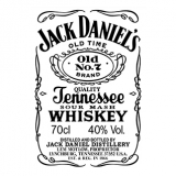 JACK DANIELS - Tennessee Whiskey White - štvorcová podložka pod pohár