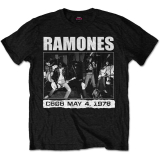 RAMONES - CBGB 1978 - čierne pánske tričko