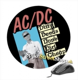 Podložka pod myš AC/DC - Dirty Deeds Done Dirt Cheap - okrúhla