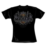 BOB MARLEY - Legend - čierne dámske tričko (-40%=Výpredaj)