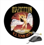Podložka pod myš LED ZEPPELIN - US Tour 1975 - okrúhla