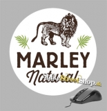 Podložka pod myš MARLEY - Natural - okrúhla