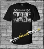 MEGADETH - Youthanasia B&W Portrait - čierne pánske tričko