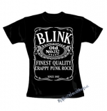 BLINK 182 - Jack Daniels Motive - čierne dámske tričko