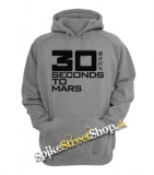 30 SECONDS TO MARS - Big Logo - šedá pánska mikina