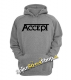 ACCEPT - Logo - šedá pánska mikina