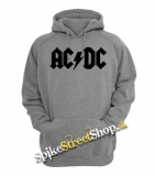 AC/DC - Logo - šedá pánska mikina